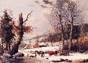 George Henry Durrie, Gathering Wood for Winter
